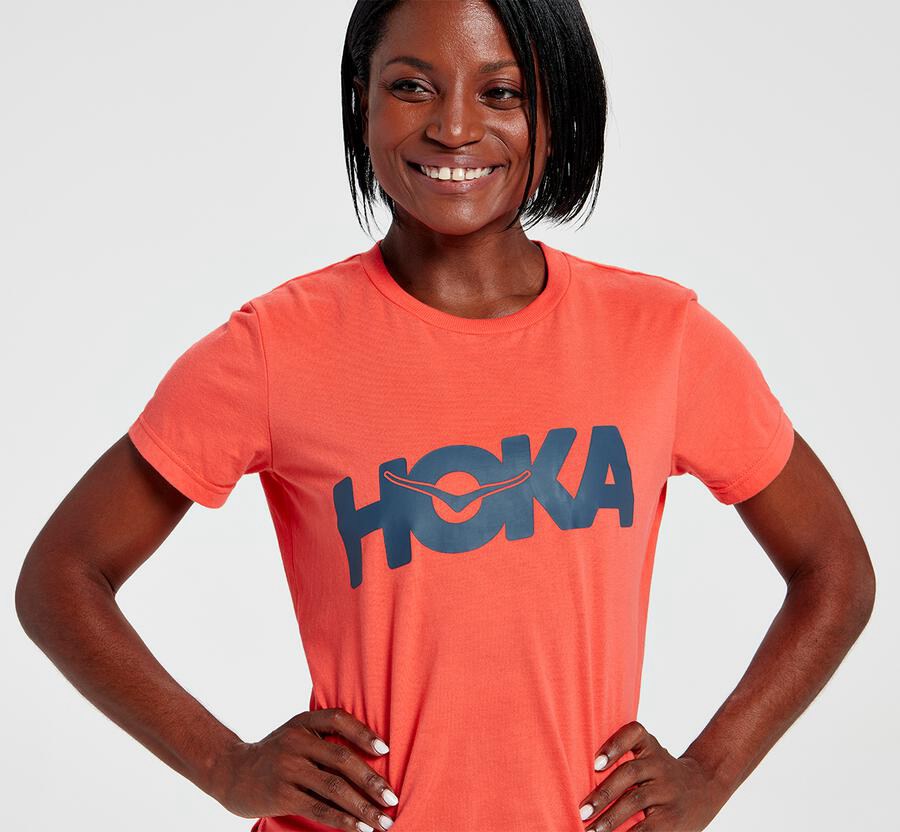 Camisa Hoka One One Mujer Naranjas - Brand - BCNM36920